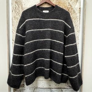 COS Mohair Blend Striped Jumper